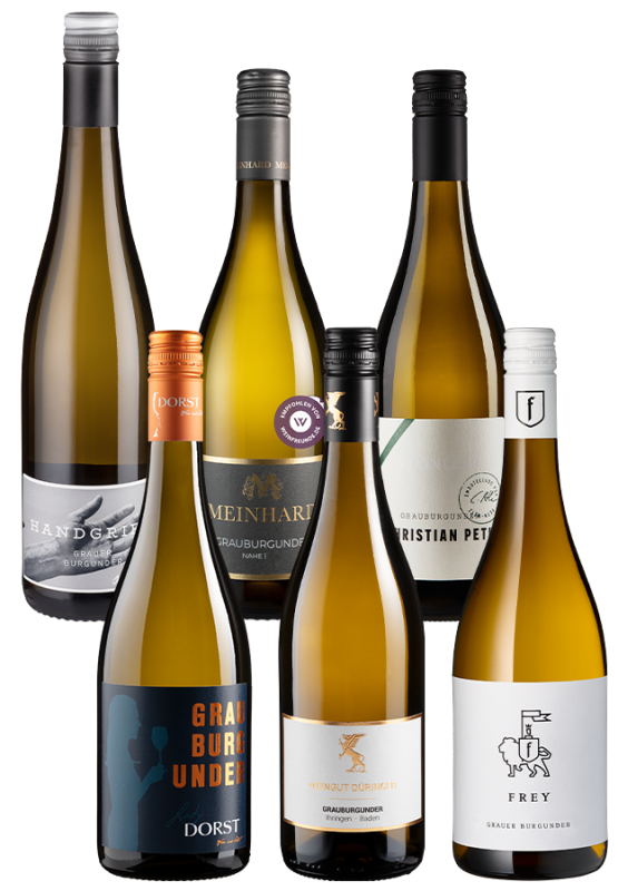 Image of 6er-Probierpaket Grauburgunder Selektion - Weinpakete aus Deutschland