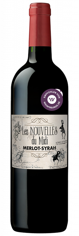 Les Nouvelles du Midi (2023) - Les Producteurs Réunis - Rotwein aus Frankreich - Weinfreunde