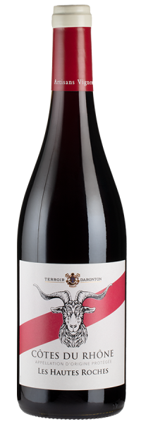 Les Hautes Roches Côtes du Rhône - 2020 - Terroir Daronton Rhonea - Französischer Rotwein Rotwein 2000012594 Weinfreunde