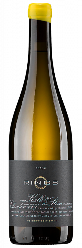 Kalk&Stein Chardonnay Bio (2023) - Rings - Weißwein aus der Pfalz, Deutschland - Weinfreunde