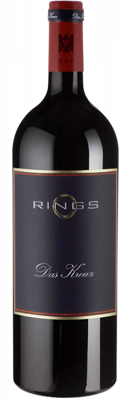 Das Kreuz trocken Bio Doppelmagnum 3,0 L-Doppelmagnum Flasche (2022) - Rings - Rotwein aus der Pfalz, Deutschland - Weinfreunde