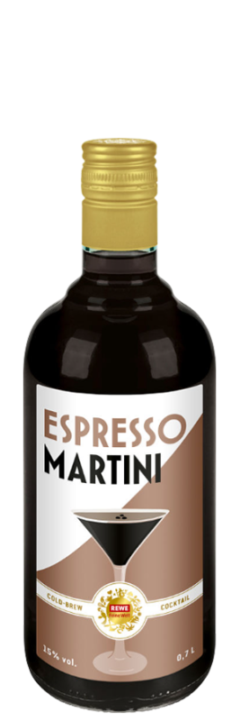 Image of REWE Feine Welt Espresso Martini - 0,7L - Polini Produzioni SRL - Spirituosen aus Italien