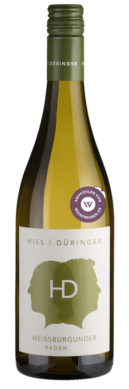 Image of H&D Weißburgunder trocken (2022) - Hiss & Düringer - Weißwein aus Baden, Deutschland