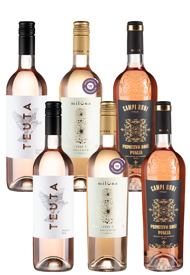6er-Paket Primitivo Rosé 