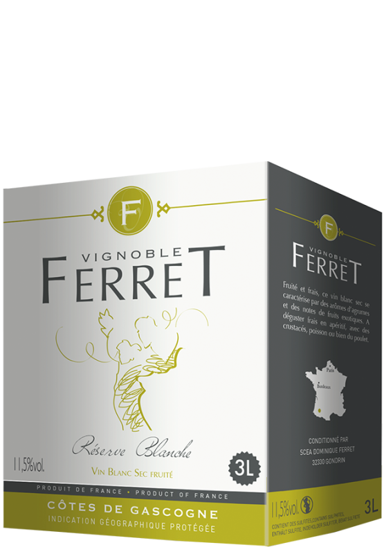 Réserve Blanche Côtes de Gascogne Bag-in-Box - 3,0 L 2024