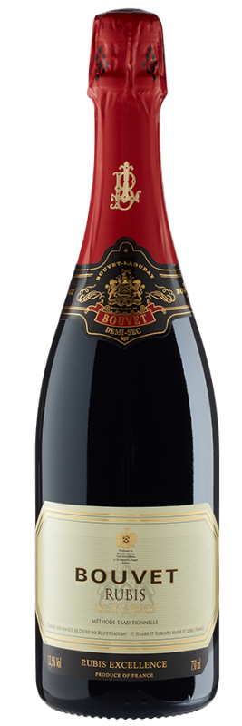 Image of Rubis Excellence Demi-Sec (2022) - Bouvet-Ladubay - Schaumwein von der Loire, Frankreich