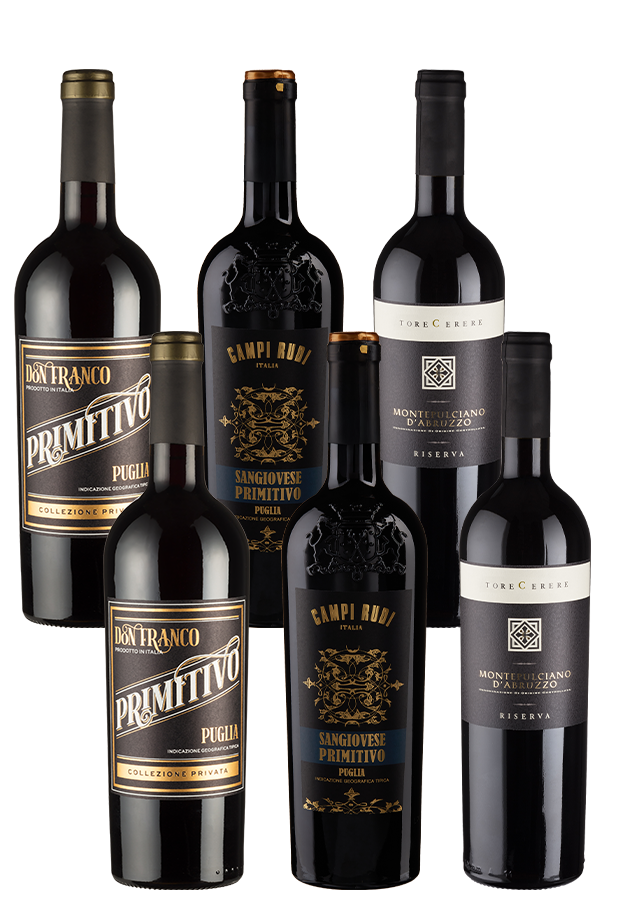 6er-Paket Italienische Rebsortenvielfalt 