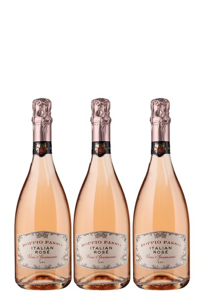 3er-Probierpaket Doppio Passo Rosé Spumante - Casa Vinicola Botter - Weinpakete
