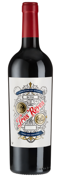 Tres Reyes Tempranillo-Syrah - 2018 - Bodegas Tres Reyes - Spanischer Rotwein