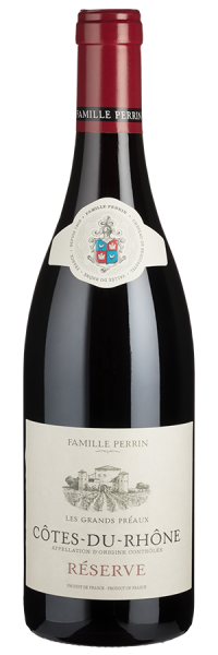 Les Grands Préaux Côtes-du-Rhône Réserve - 2017 - Famille Perrin - Französischer Rotwein