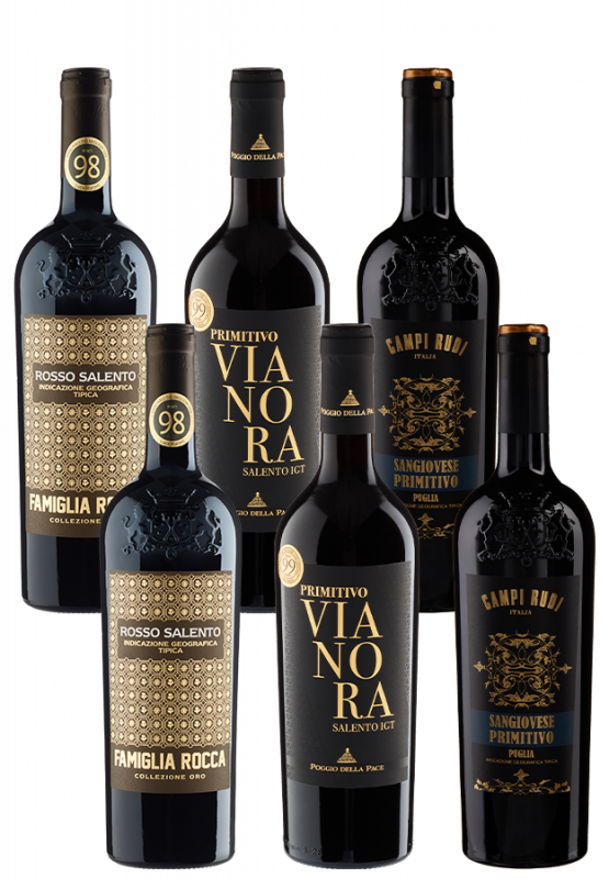 6er-Paket Luca Maroni Favoriten - Weinpakete aus Italien - Weinfreunde