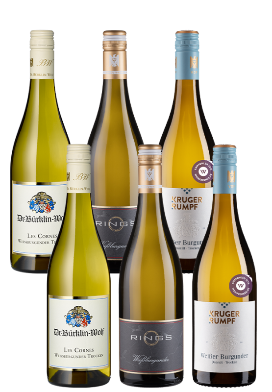 6er-Paket VDP-Weißburgunder - Weinpakete aus Deutschland - Weinfreunde