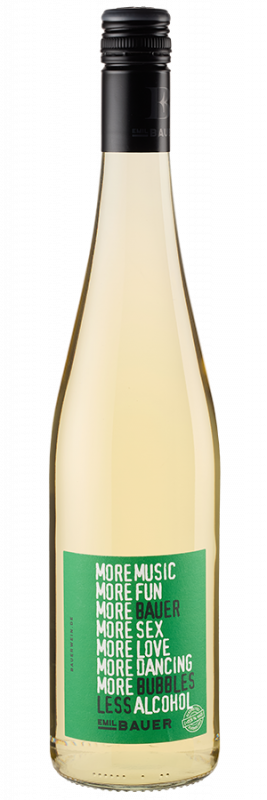 More Bubbles alkoholfrei (2024) - Emil Bauer - Schaumwein aus der Pfalz, Deutschland - Weinfreunde