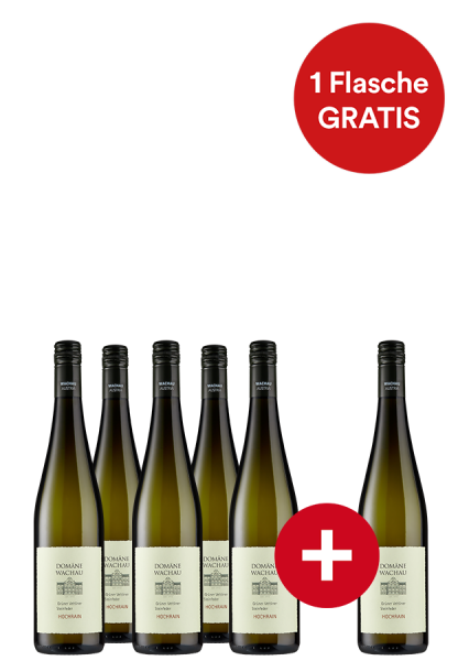 5+1-Paket Domäne Wachau Grüner Veltliner Steinfeder Hochrain - Weinpakete